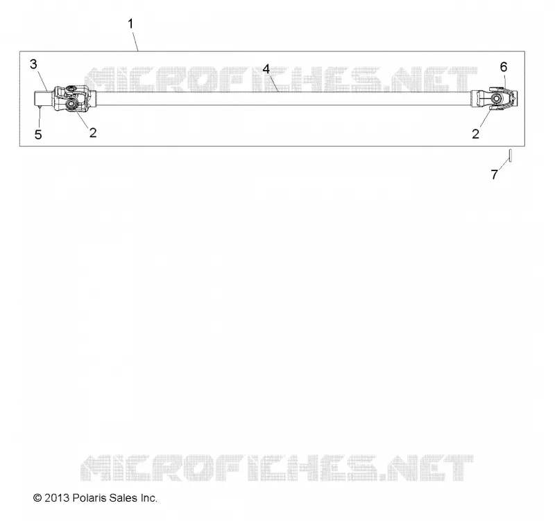 DRIVE TRAIN, FRONT ARBRE DE TRANSMISSION