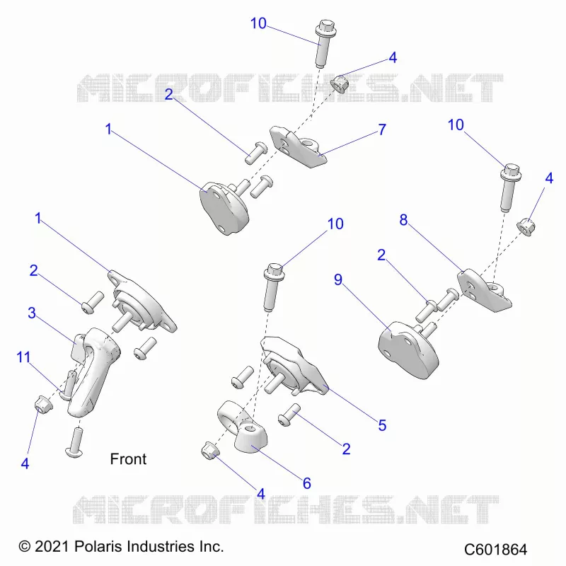MOTEUR, MOUNTING & LONG BLOCK