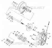 SYSTÈME DE TRANSMISSION 700 XC 0981766 AND EUROPEAN 700 XC E981766 (4944154415B010)