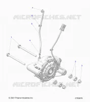 SYSTÃˆME DE TRANSMISSION, FRONT GEARCASE MOUNTING
