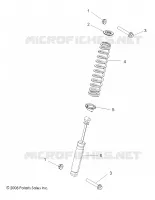 SUSPENSION ARRIERE SUPPORT AMORTISSEUR 
