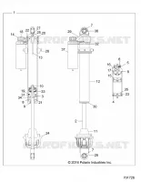 SUSPENSION, AMORTISSEUR AVANT INTERNALS