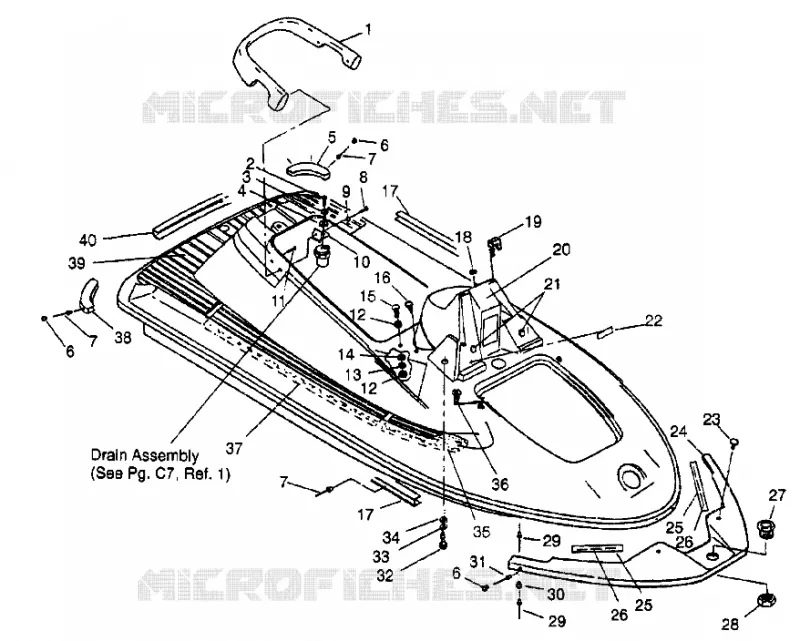 CONDUIT D'ADMISSION ASSEMBLY SL 650 B954058 (4930483048A005)
