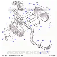 SYSTÃˆME DE TRANSMISSION, CLUTCH COVER AND DUCTING