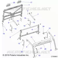 CHASSIS, CAB CADRE