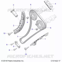 CHAINE DE DISTRIBUTION AND SPROCKET