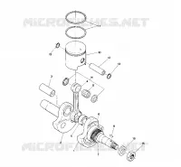 PISTON AND VILEBREQUIN  STARTRAK (4914141414037A)
