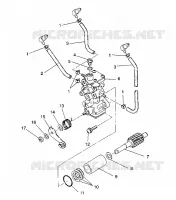 POMPE A HUILE XLT/0930767,XLT SP/0930667    XLT SKS/0930567 (4923012301038A)
