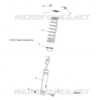 SUSPENSION, AMORTISSEUR AVANT