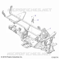 CHASSIS, CADRE -A21SDS57C4 (C102174)