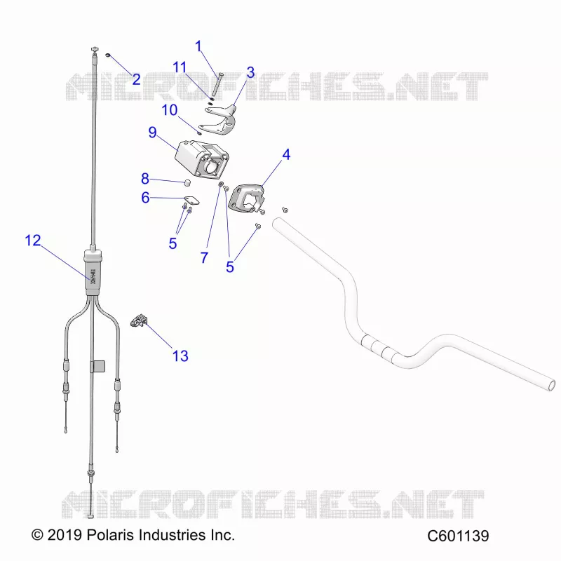 MOTEUR, THROTTLE CONTROL ASM.