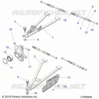 SUSPENSION AVANT CONTROL ARMS