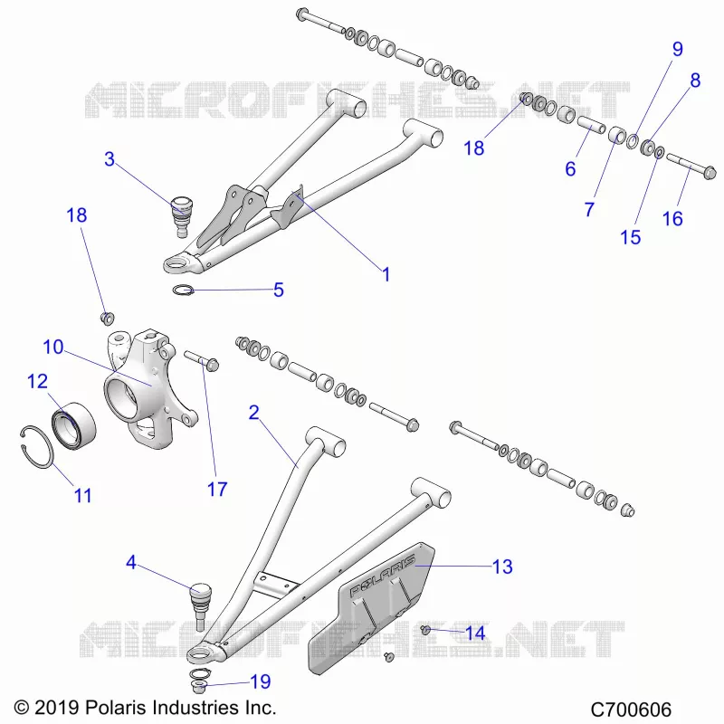 SUSPENSION AVANT CONTROL ARMS