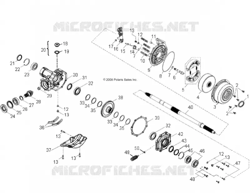 ROUES, REAR AXLE