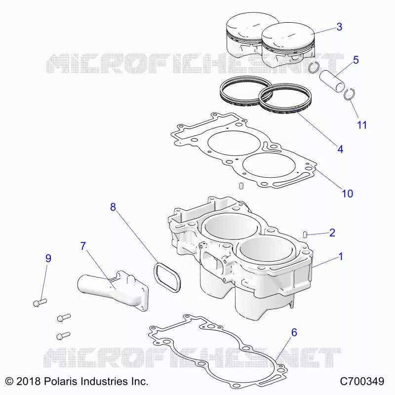 CYLINDRE AND PISTON