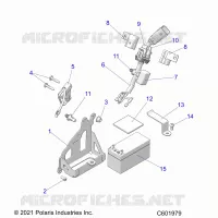 ELECTRICITE, BATTERY, MANUAL START POWER UP COMPONENTS