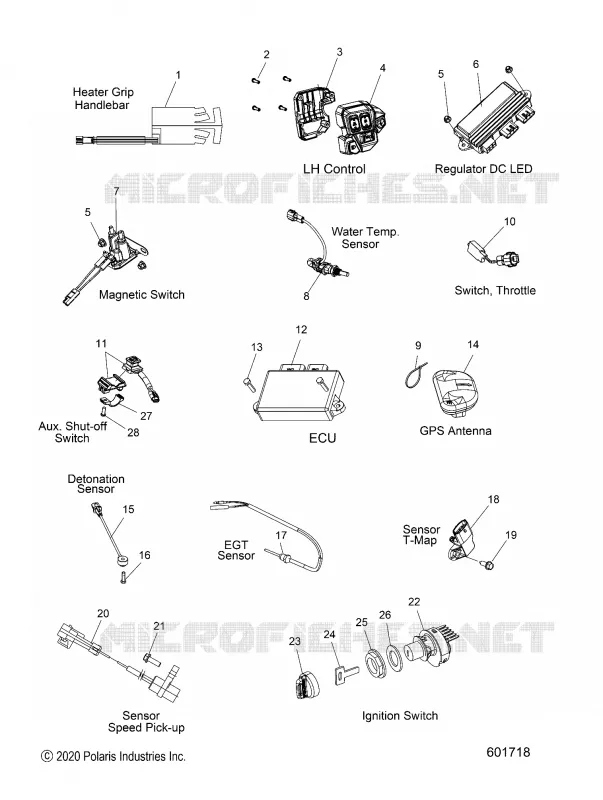 ELECTRICITE, SWITCHES, SENSORS AND COMPONENTS