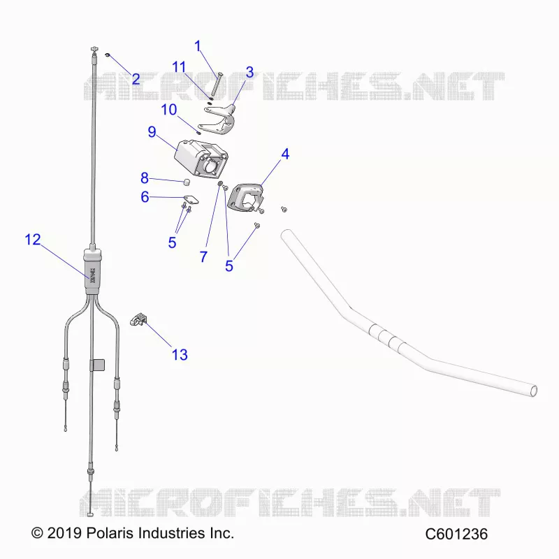 MOTEUR, THROTTLE CONTROL ASM.