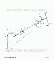 SUSPENSION, REAR BARRE STABILISATRICE
