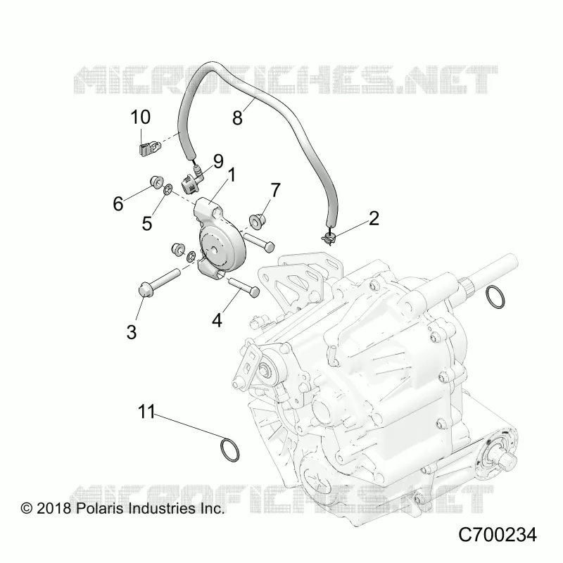 DRIVE TRAIN, MAIN SUPPORT PONT