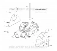 PONT, MOUNTING, REAR (BUILT BEFORE 1/15/07)