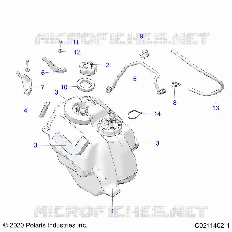 SYSTÃˆME D'ALIMENTATION, FUEL TANK ASM.