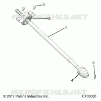 SYSTÃˆME DE TRANSMISSION, FRONT PROP SHAFT