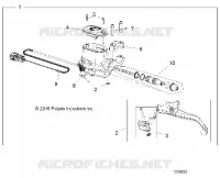 FREIN AVANT BRAKE LEVER AND MASTER CYLINDER