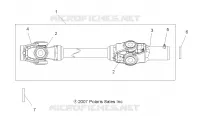 DRIVE TRAIN, FRONT ARBRE DE TRANSMISSION