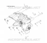 SYSTÈME DE TRANSMISSION, REAR SUPPORT PONT