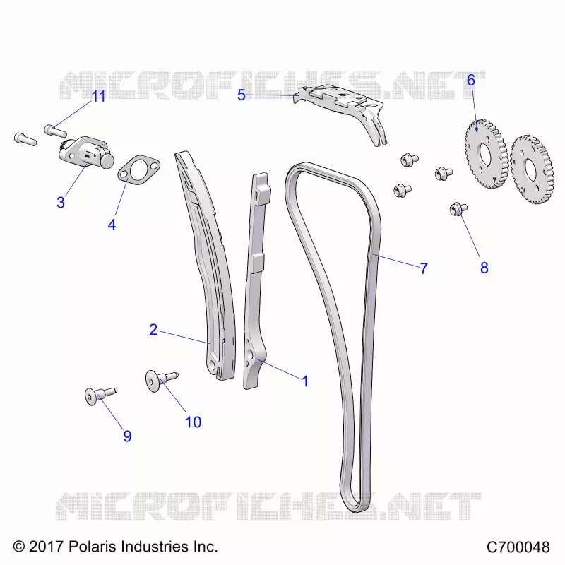 CHAINE DE DISTRIBUTION AND TENSIONER