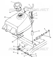CARBURANT TANK Magnum 6X6