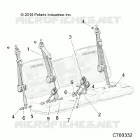 SIEGE BELT AND MOUNTING