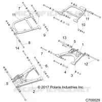 SUSPENSION ARRIERE CONTROL ARMS