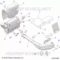 ENGINE, ECHAPPEMENT