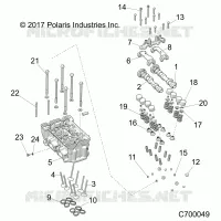 CYLINDRE HEAD AND VALVES