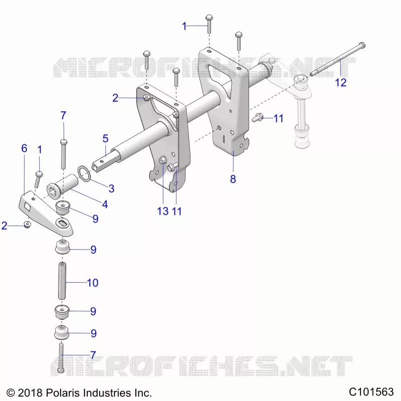 SUSPENSION, BARRE DE TORSION