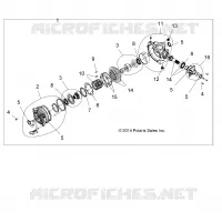 SYSTÈME DE TRANSMISSION, FRONT GEARCASE INTERNALS