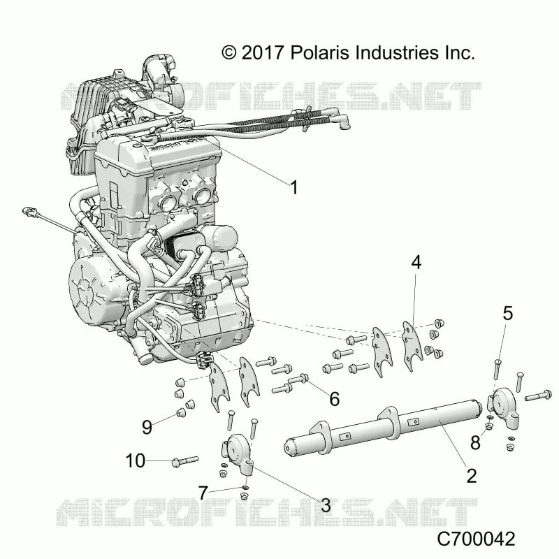 MOTEUR, MOUNTING & LONG BLOCK
