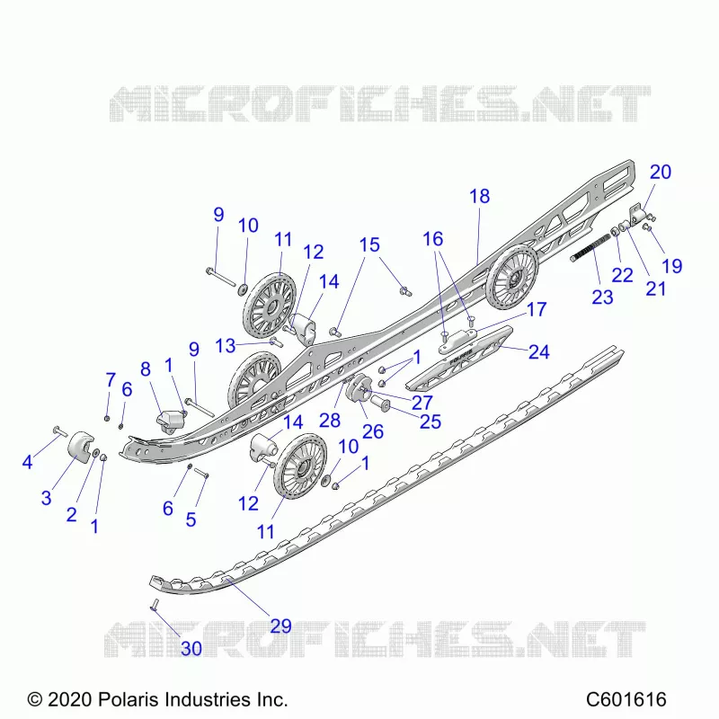 SUSPENSION, RAIL BEAM LH/RH