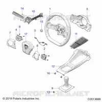 CONTROLS, HAND CONTROLS MANUAL- T23AAFGB/HB/PGD/HD/RGB/HB ALL OPTIONS (C0513688)
