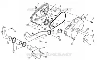 COUVERCLE D'EMBRAYAGE XPRESS 300 W98CA28C (4945364536C001)