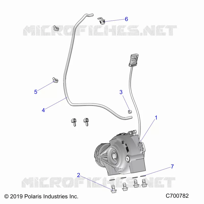 DRIVE TRAIN, FRONT SUPPORT PONT