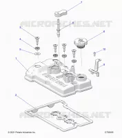 ENGINE, COUVERCLE SOUPAPE