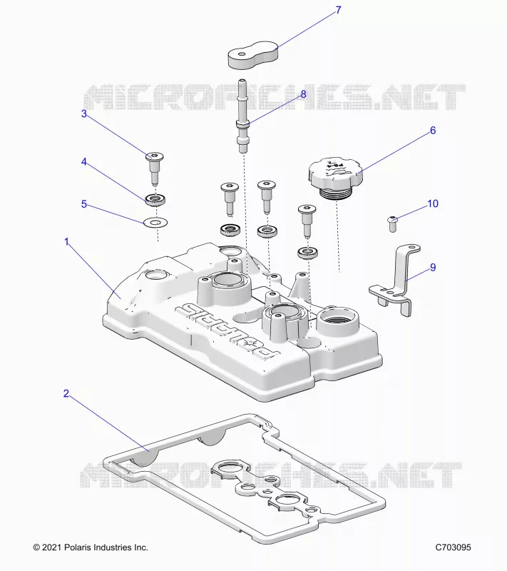 ENGINE, COUVERCLE SOUPAPE