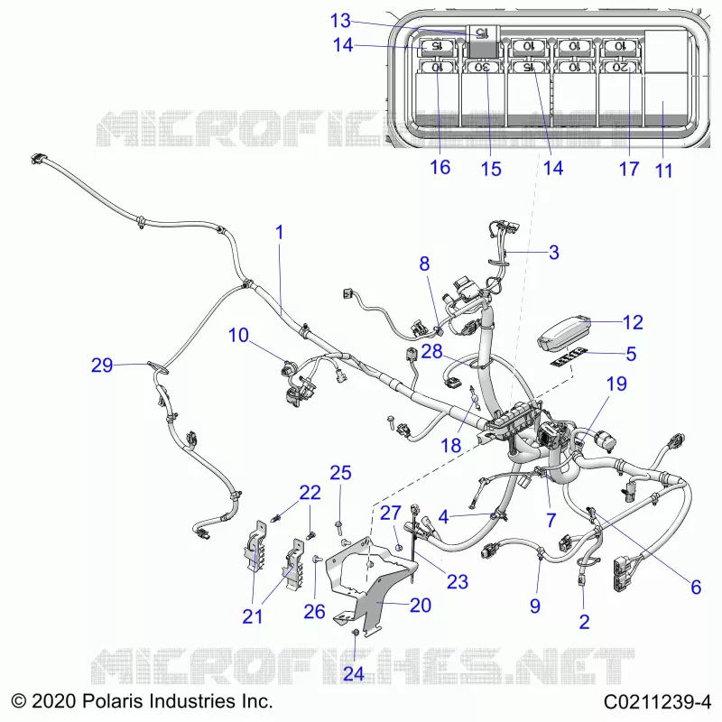 ELECTRICITE, MAIN WIRE HARNESS