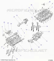 ENGINE, CRANKCASE, VILEBREQUIN