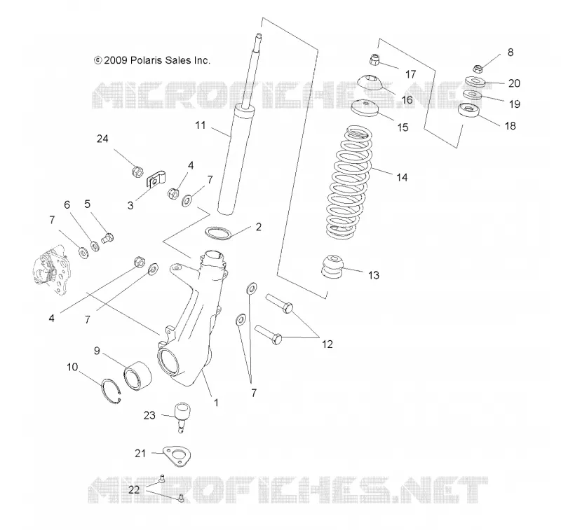 SUSPENSION AVANT SUPPORT
