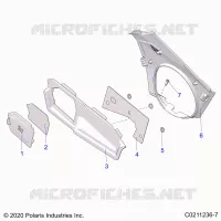 CLOSE OFF PANEL and ACCESS PANEL
