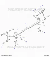 SUSPENSION, BARRE STABILISATRICE, REAR